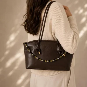 Olive Aura Taschenkette aus Perlen – Elegante handgemachte Bag Chain & Luxus‑Taschenaccessoire