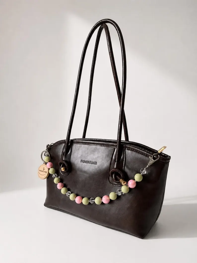 Strawberry Matcha Taschenkette - Bag Charm Kawaii Cute - Rosa Grün Erdbeer Matcha Anhänger Geschenkidee für Frauen – Bild 7