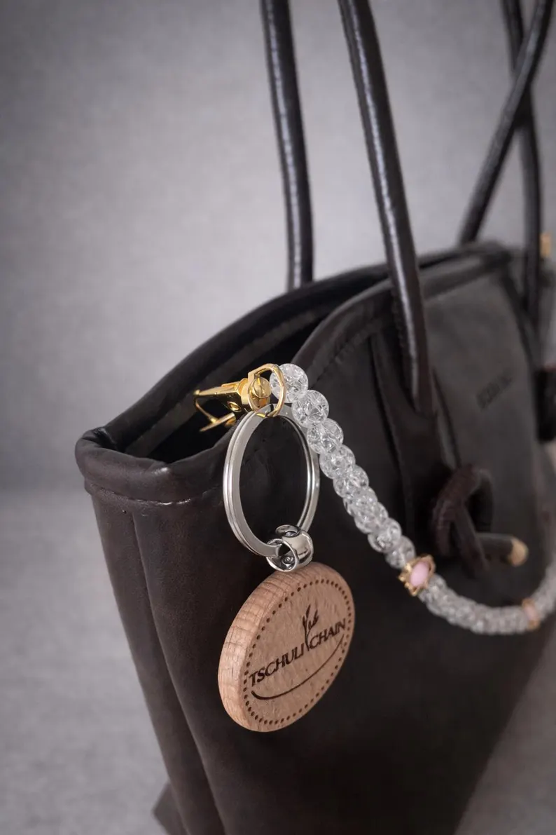 The Daily One Perlen Taschenkette Handmade – Minimalistische Elegante Bag Chain, Aesthetic & Geschenk für Frauen – Bild 4